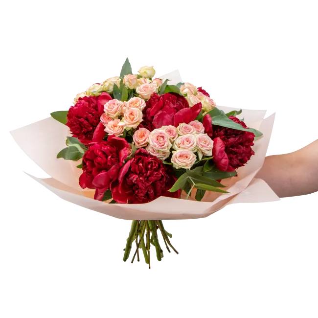 Bouquet of peonies